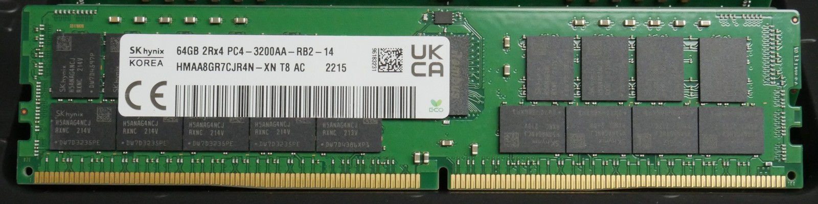 Server memory: SK Hynix 64GB PC4-3200AA ECC 25600MHz HMAA8GR7CJR4N-XN