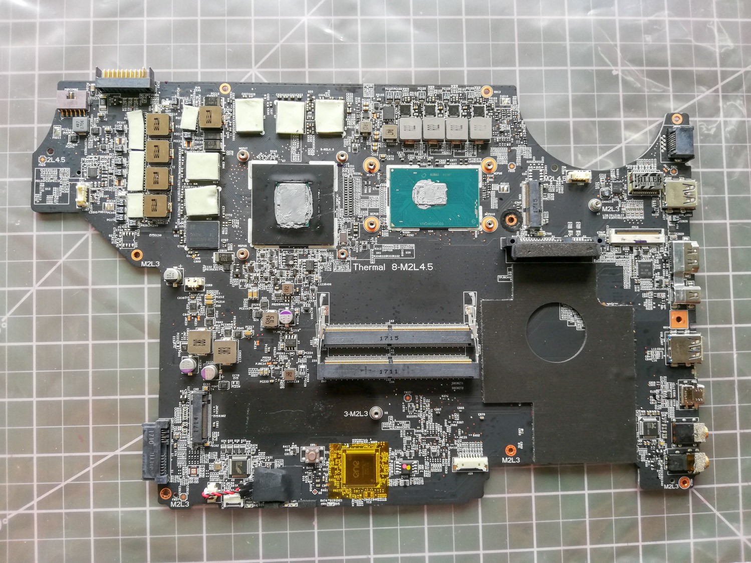 MSI GP62VR 7RFX Leopard Pro i7-7700HQ 2.80GHz Motherboard GTX 1060 6Gb MS-16JB1