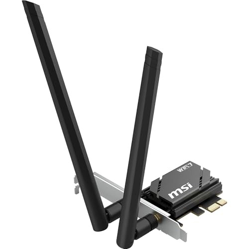 MSI HERALD BE6500 WiFi 7 PCIe Card PCIe Connection Wireless LAN Card IO3467