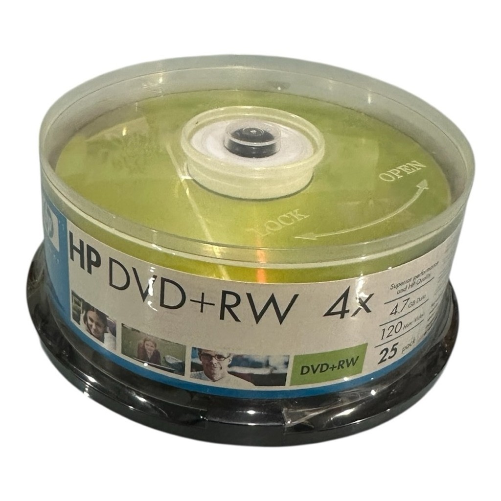 HP DVD+RW 4x 25-Pack