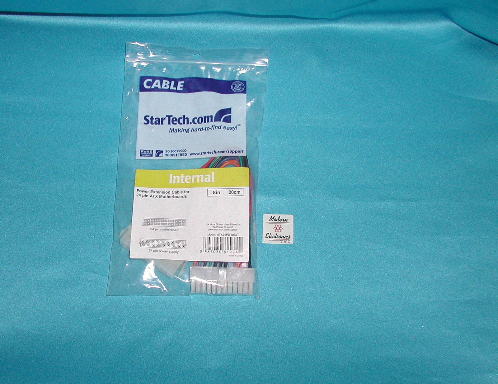 StarTech ATX24POWEXT 24pin ATX MB Pwr Ext 8" Cbl "FactorySealedNewGreatFind"WOW