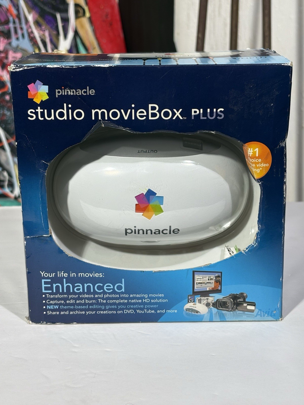 Pinnacle Studio MovieBox Plus Video Editing Capture Device - New In Box