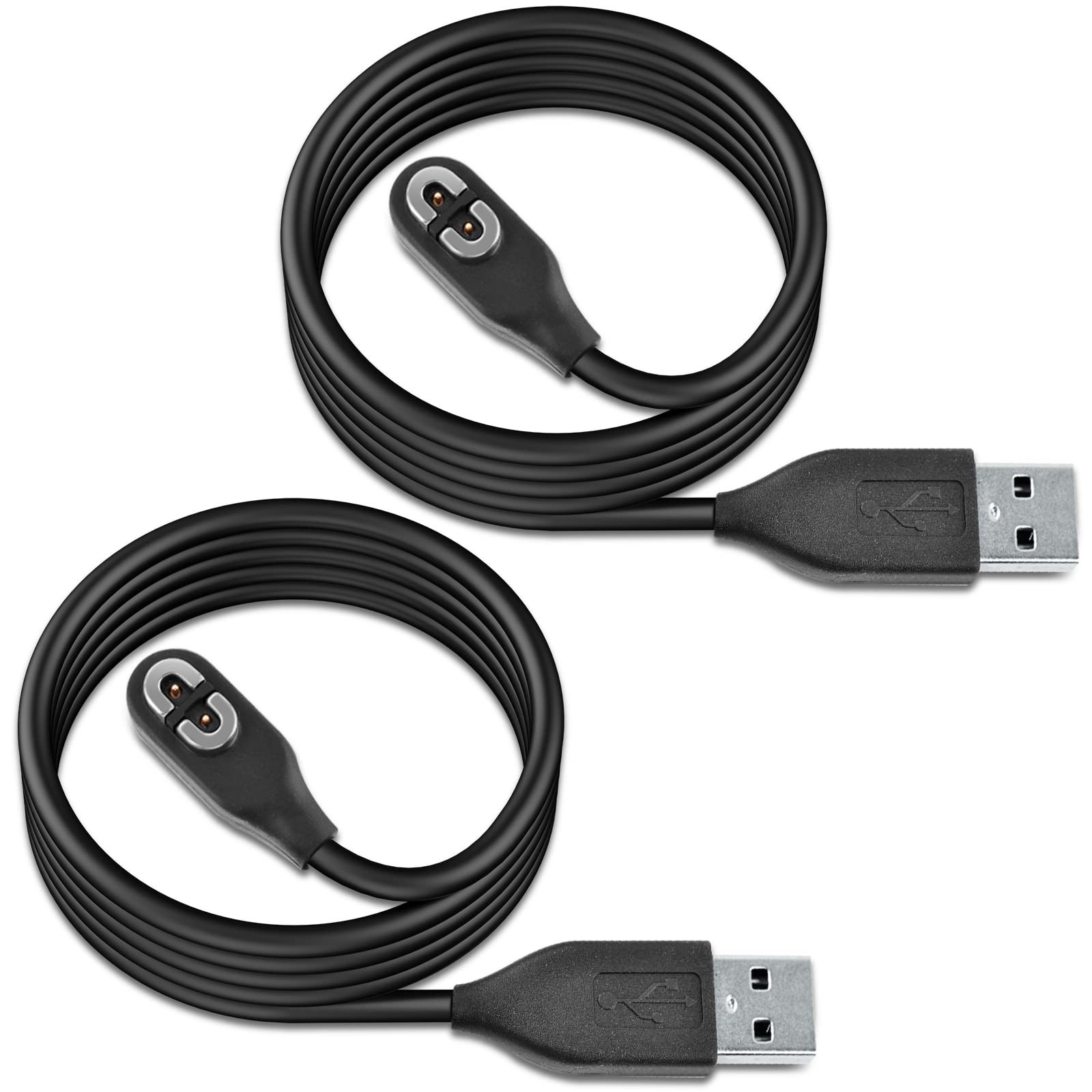 (2-Pack) Charging Cable for Shokz Aeropex/OpenRun, 2Pack-3.3ft/100cm, Black