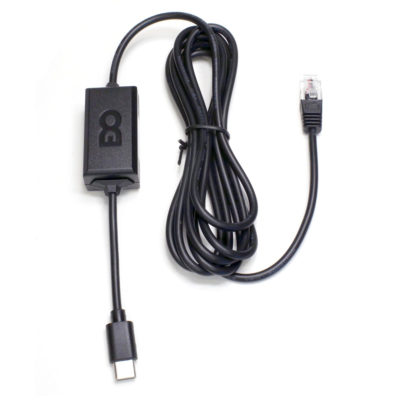 USB-C to RJ11 Adapter Cable 6ft - High-Speed Data Transfer & Charging Cable