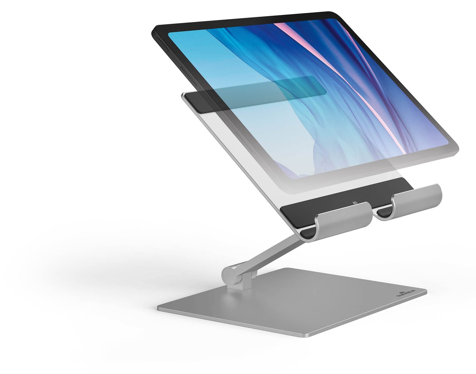 Durable Aluminium Tablet Stand for Tablets and Smartphones   Height and Angle Ad