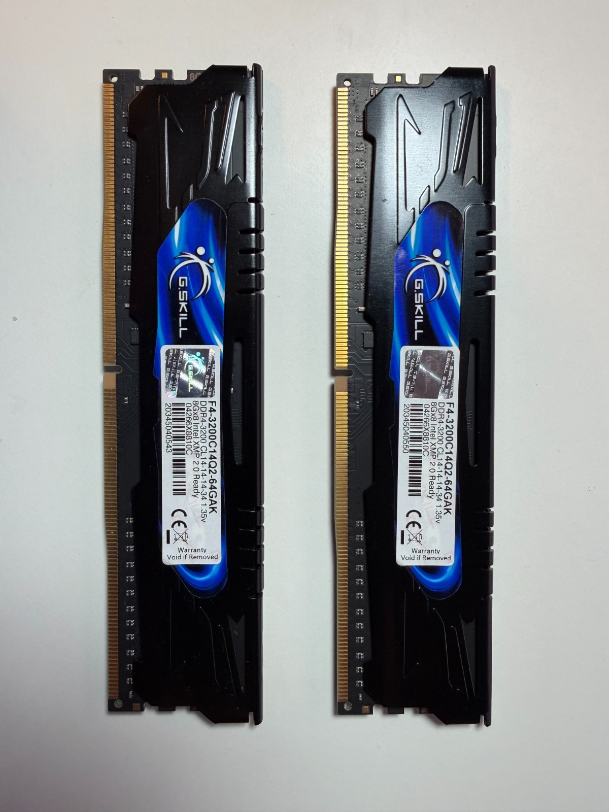 G.Skill Ares 8GB DDR4-3200 CL14 Desktop RAM (F4-3200C14Q2-64GAK)👍