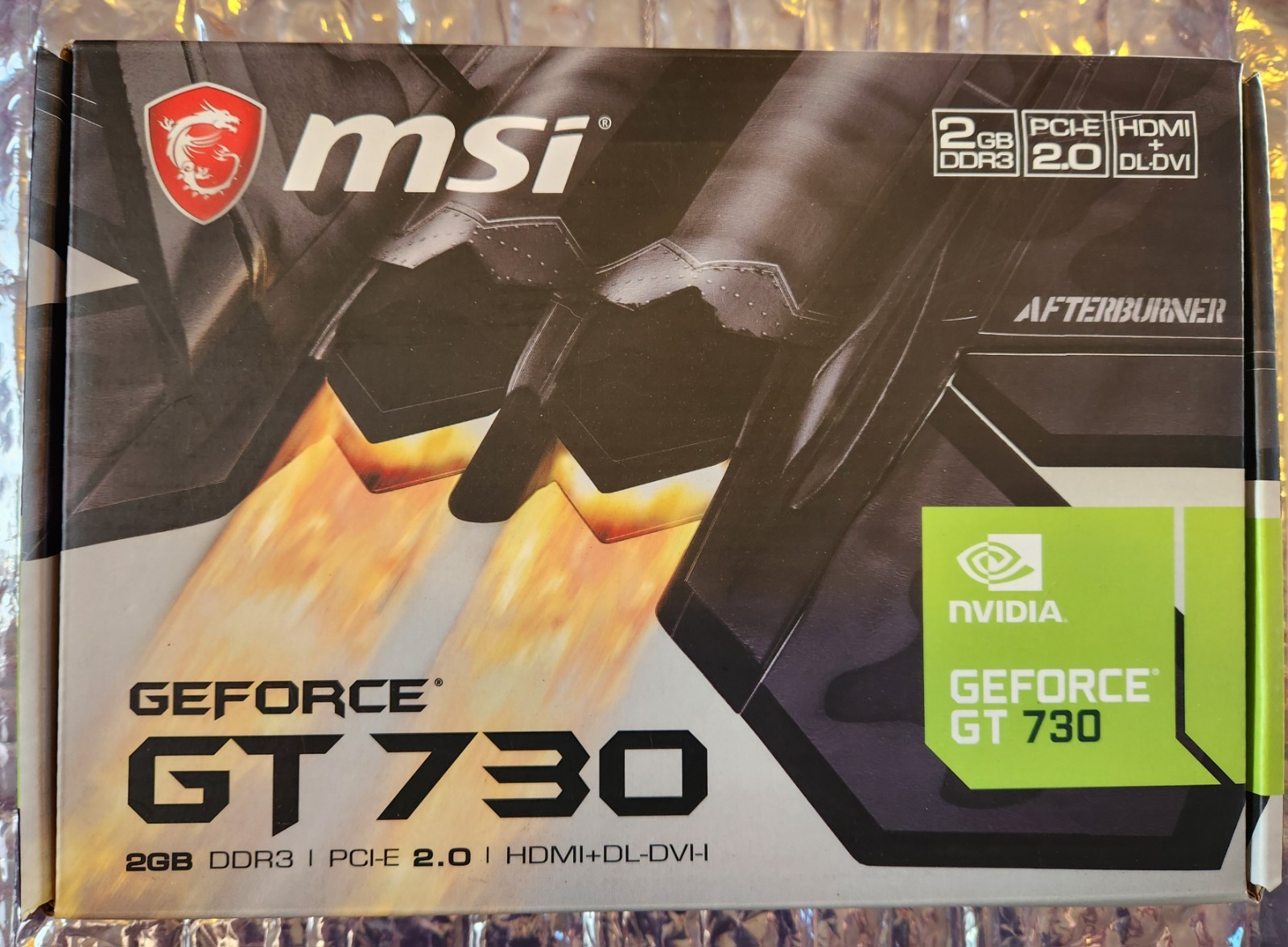 MSI Video Card NVIDIA GeForce GT 7302GB DDR3 Video Card (N730-2GD3V/V3)
