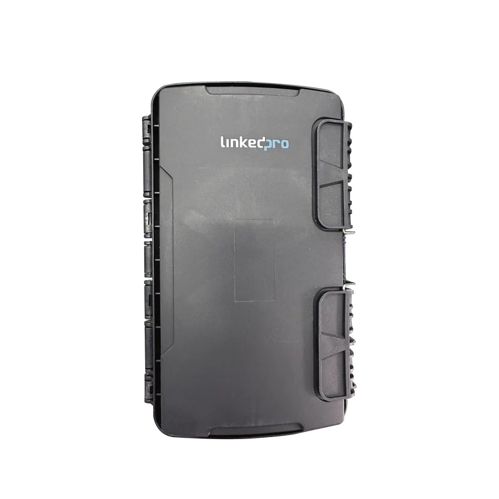LinkedPRO LPFABHGT16INS FTTH Termination Box, 16 Ports, IP65, Loaded with 4