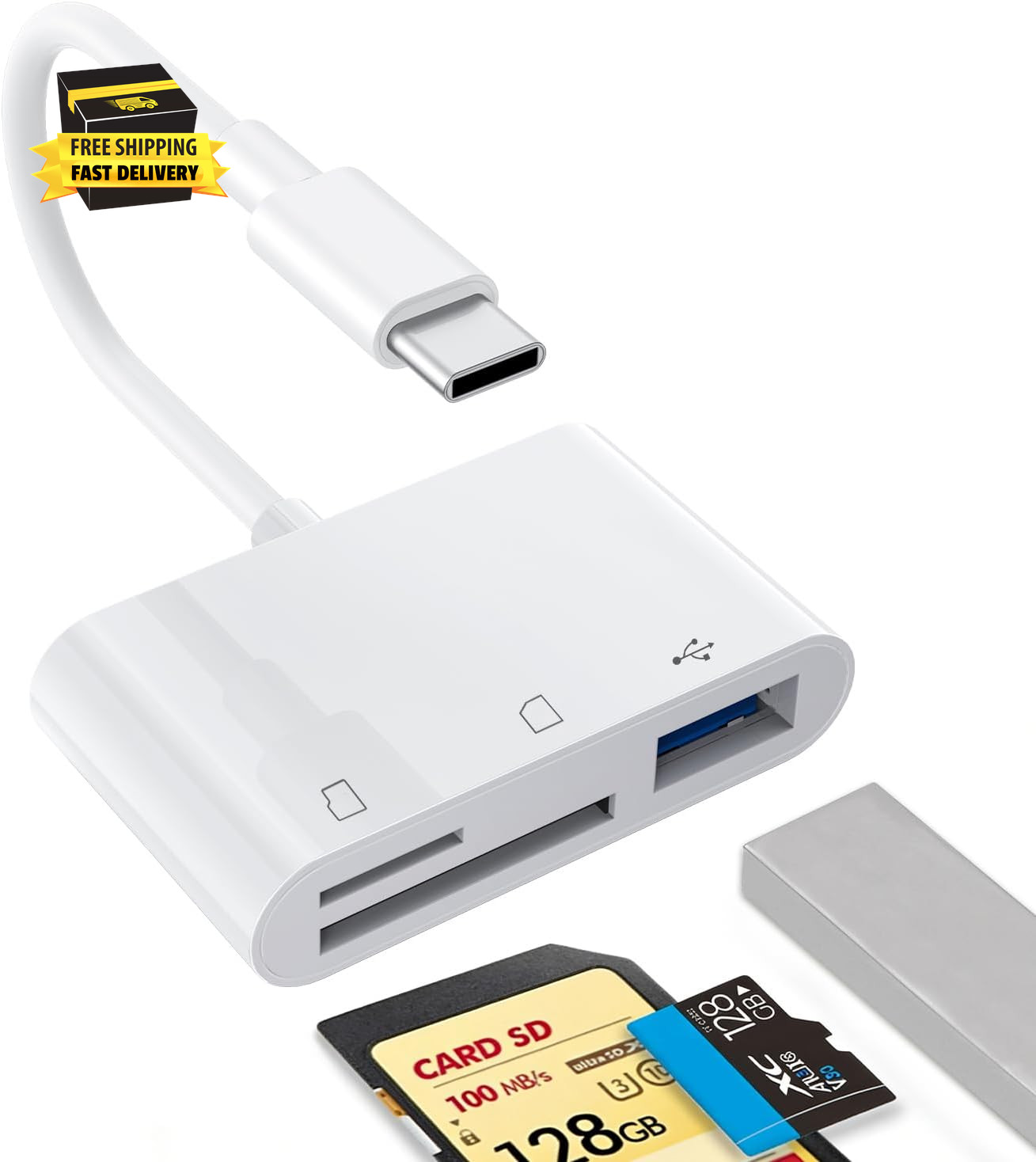 1PCS USB C to SD Card Reader ⭐️⭐️⭐️⭐️⭐️