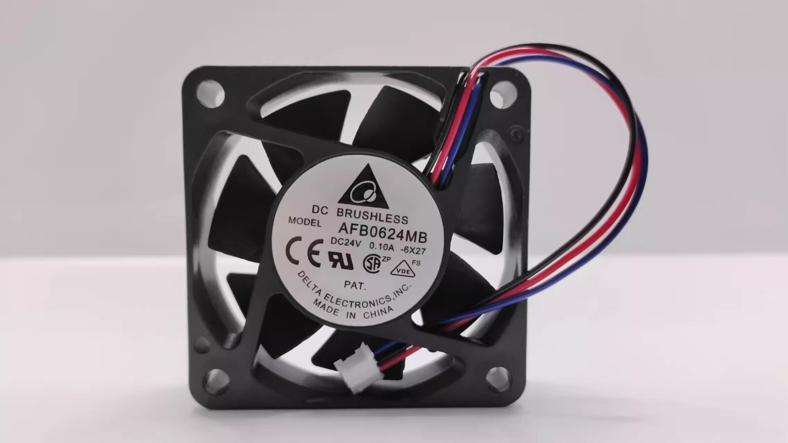 Delta AFB0624MB DC24V 0.10A 6015 6CM 3-Pin Inverter Cooling Fan
