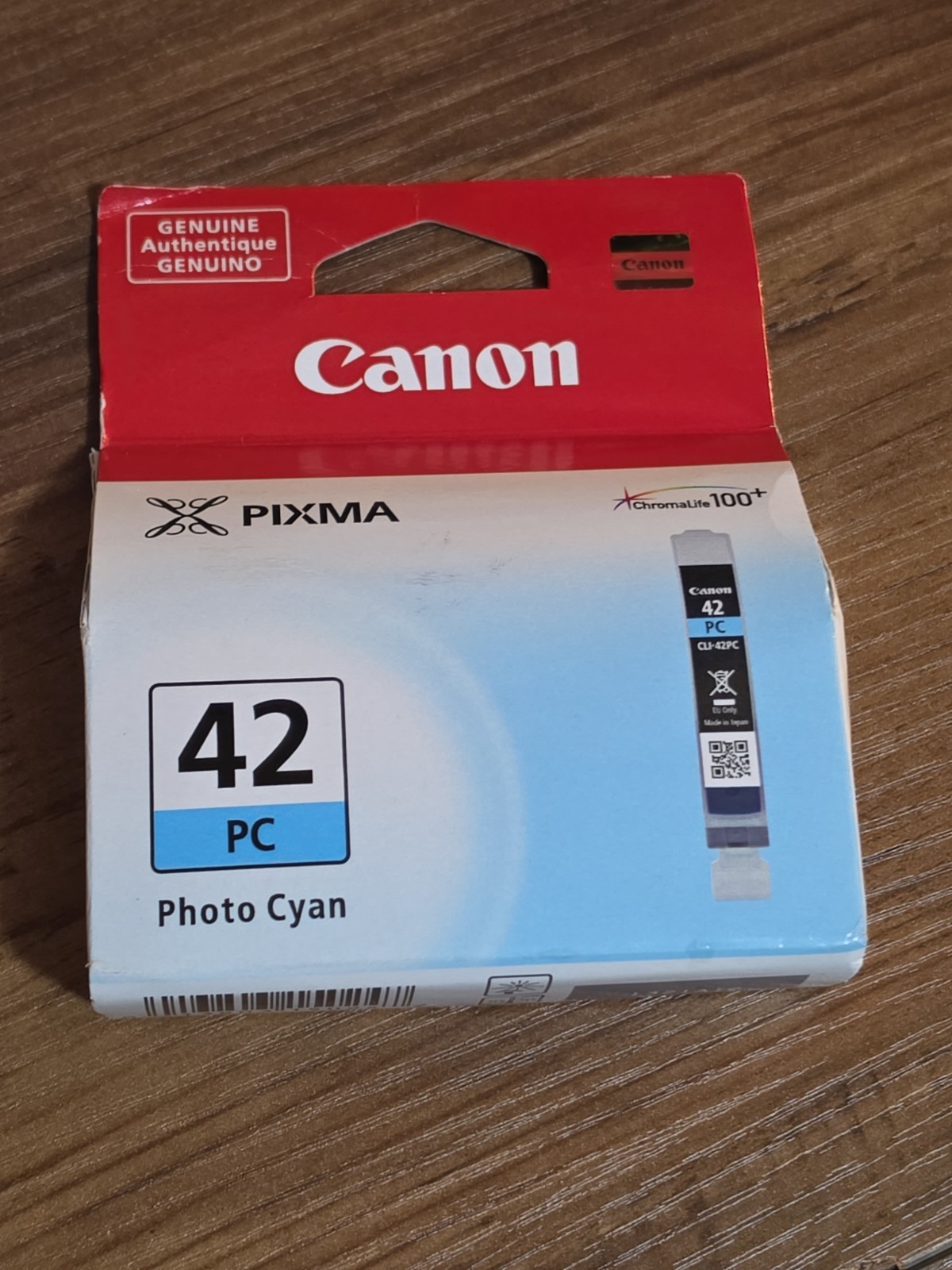 Canon 6388B002 (CLI-42) Photo Cyan Standard Yield Ink Cartridge