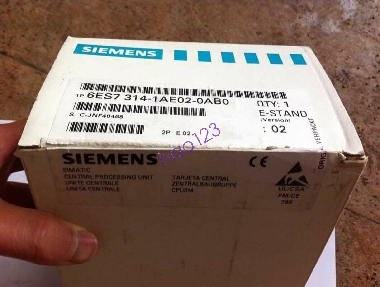 Siemens 6ES7314-1AE02-0AB0 PCL module Fast Delivery UPS/FedEx NEW