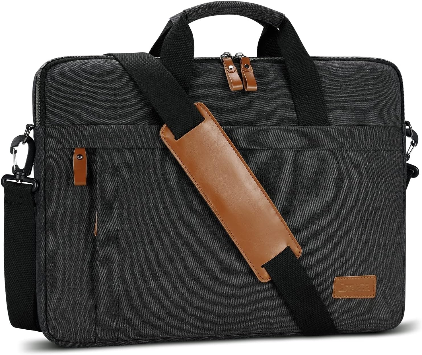 Laptop Bag 17-17.3 Inch, Computer Bags for Men Water-resistant Canvas Laptop Cas