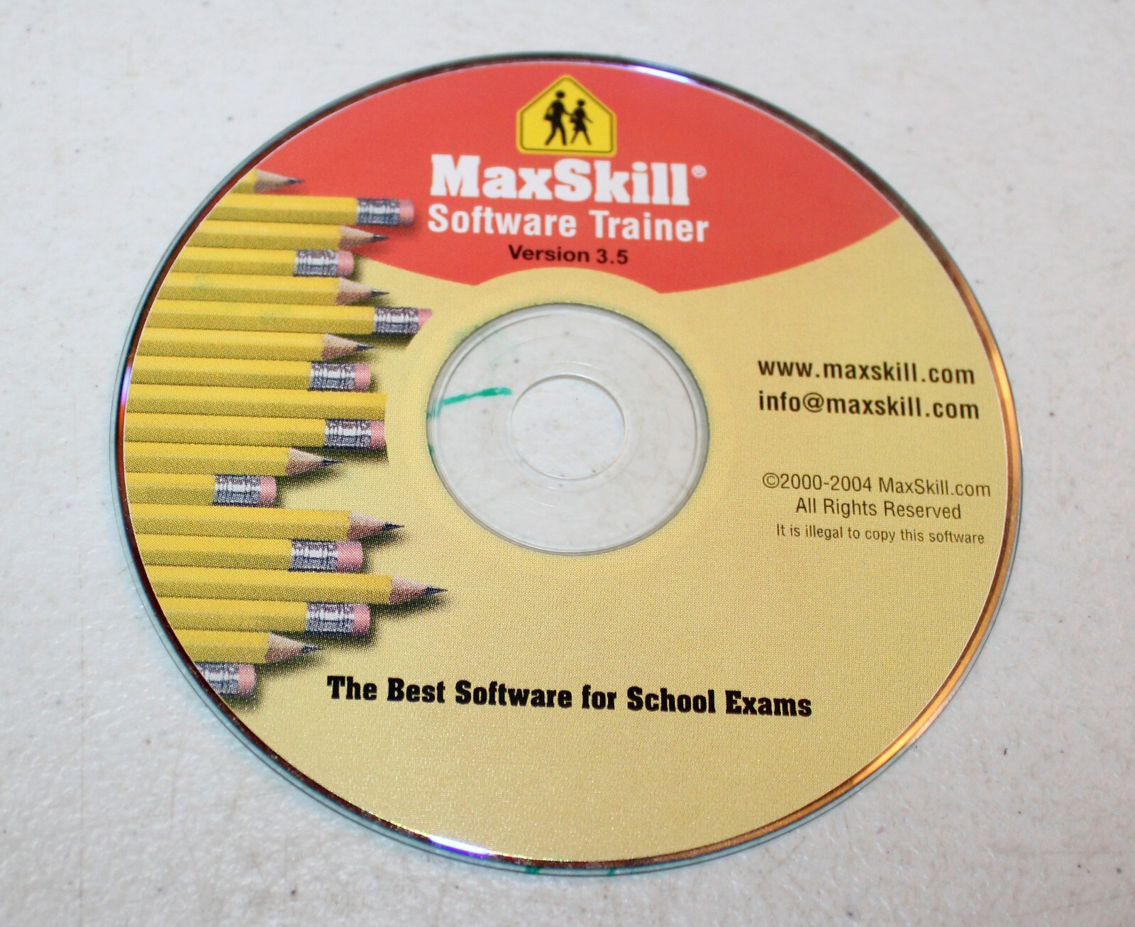 MaxSkill Software Trainer Version 3.5 School Exam Software (PC 2004, DISC ONLY)