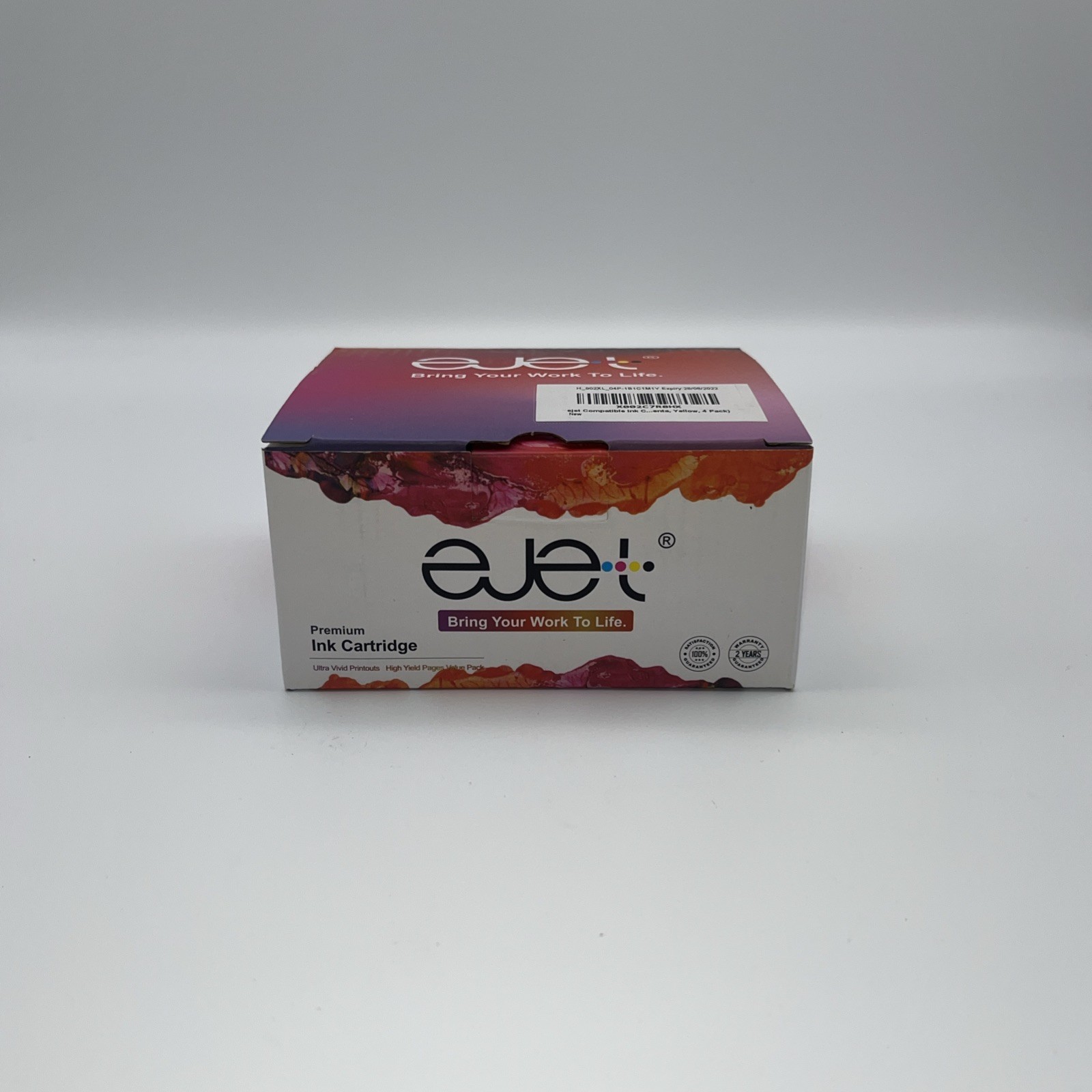 Ejet 902 Ink Cartridge Combo Pack Black & Color – Expired 2022 – New Open Box