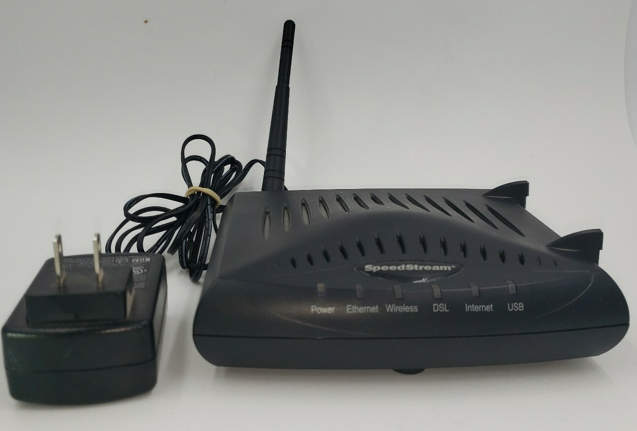 Siemens SpeedStream 6520 Wireless ADSL Gateway with 12v Power Supply