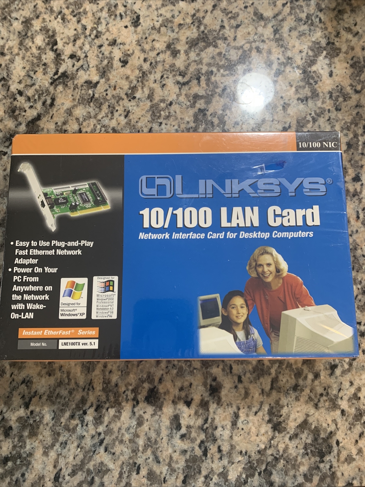 Linksys 10/100 LAN Card New In Box  LNE100TX ver. 5.1