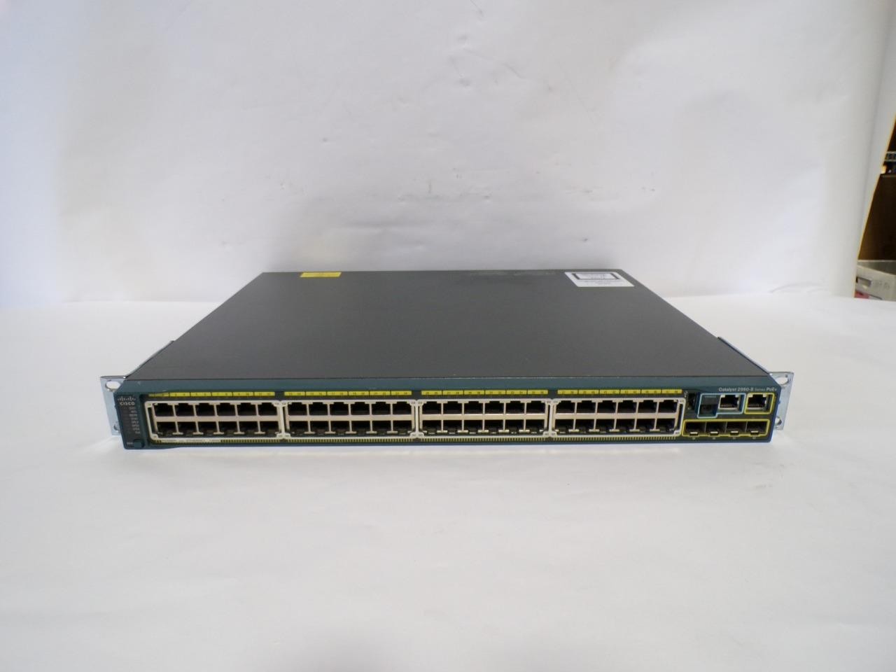 Cisco WS-C2960S-48FPS-L Catalyst 2960-S Series PoE Switch w/ C2960S-STACK (J672)