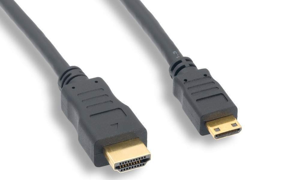 HDMI A to HDMI 1.4 Type-C Mini Premium Cable 6FT Certified