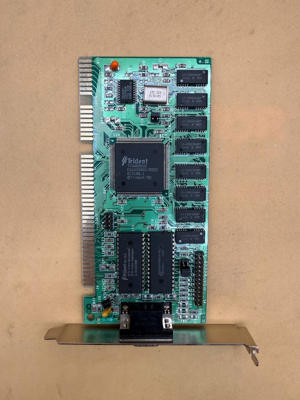 Trident TVGA8900D ISA VGA Graphics Video Card 15-Pin TC