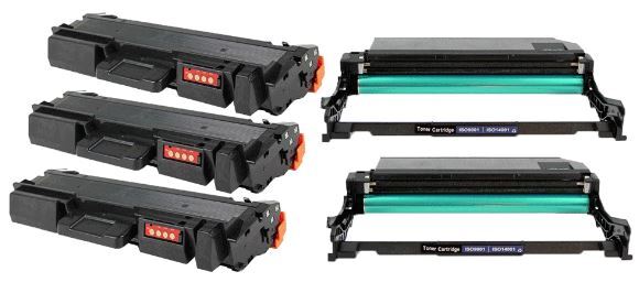  3x MLT-D116L Toner + 2x MLT-R116 Drum Unit for Samsung M2885FW M2875FW M2625