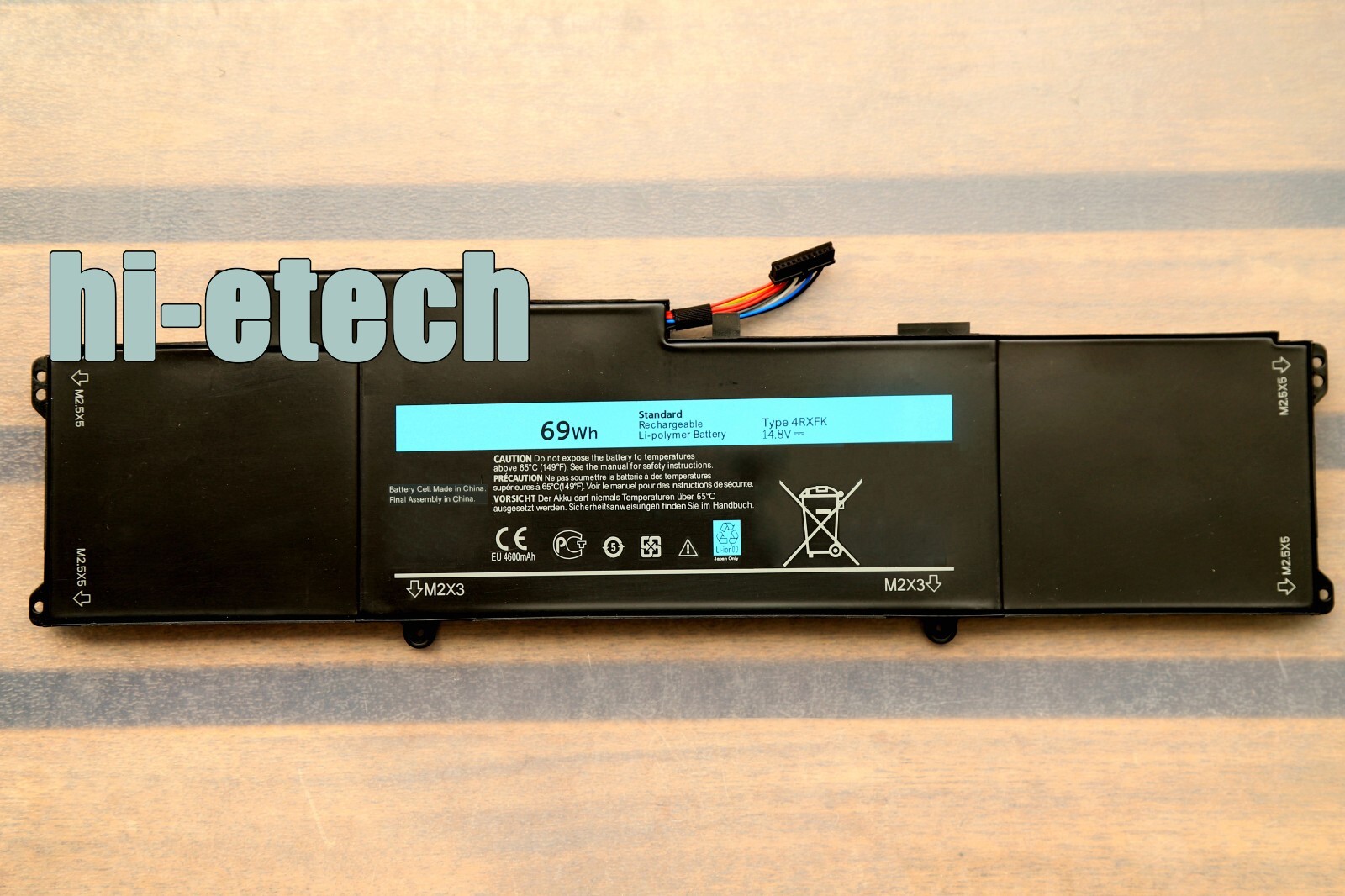 New 4RXFK Battery for XPS 14 LX421 L421 L412Z L421X 14-L421X Series FFK56 C1JKH