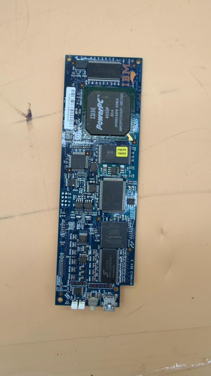 IBM PowerPC 405GP Board 41Y9413 REV. 5 Untested For Parts