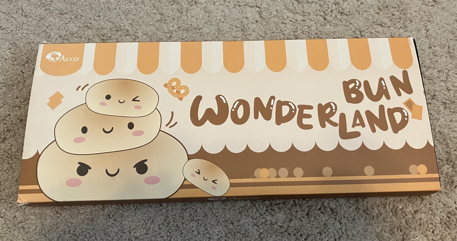 Akko Bun Wonderland Bread-Theme MOG Profile Computer Keyboard Keycaps Key Cap