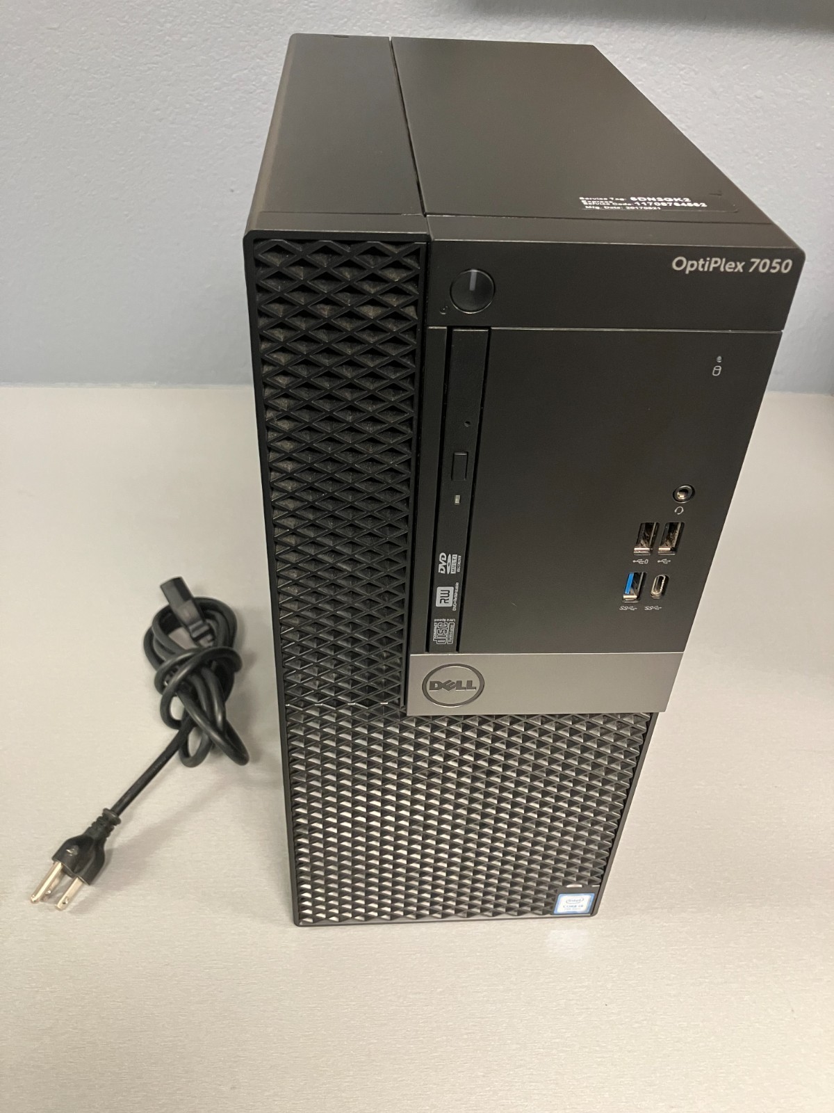 Dell Optiplex 7050 MT Intel Core i5 7th Gen 3.6GHz, Options: Win11, RAM, SSD