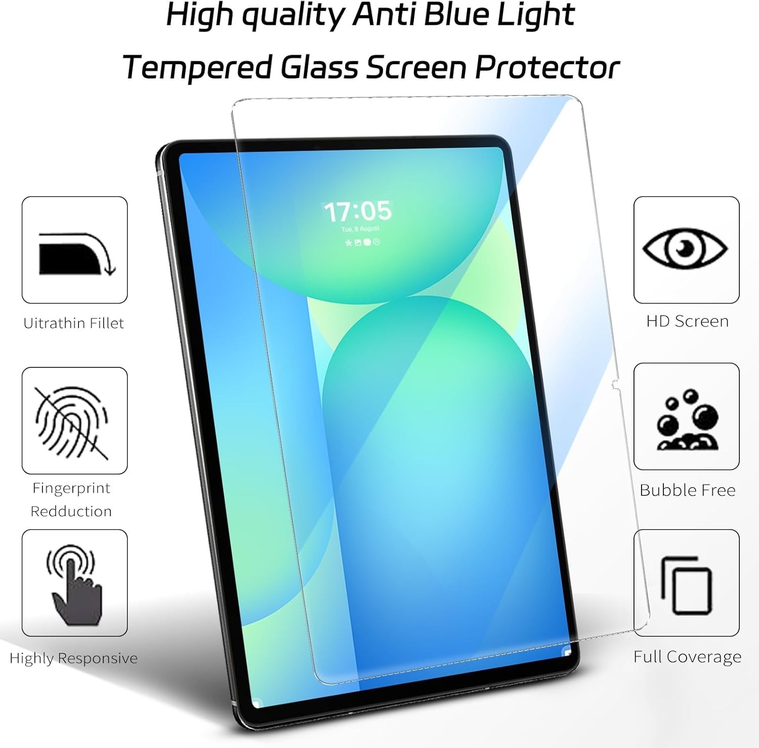 Samsung Galaxy Tab A11+ Screen Protector Tempered Glass For Tab 11 Plus 11-inch