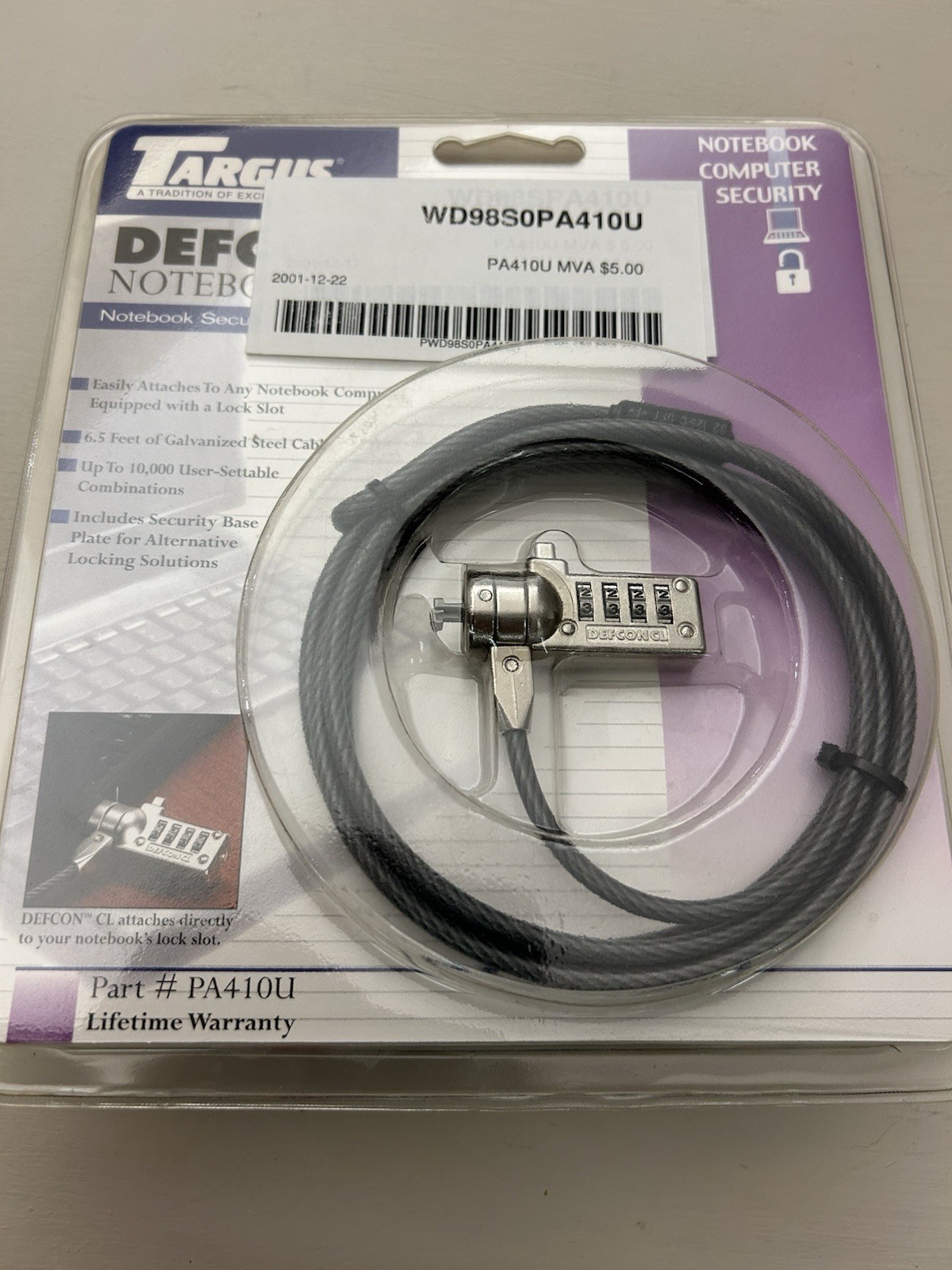 Targus Notebook Computer Security Lock