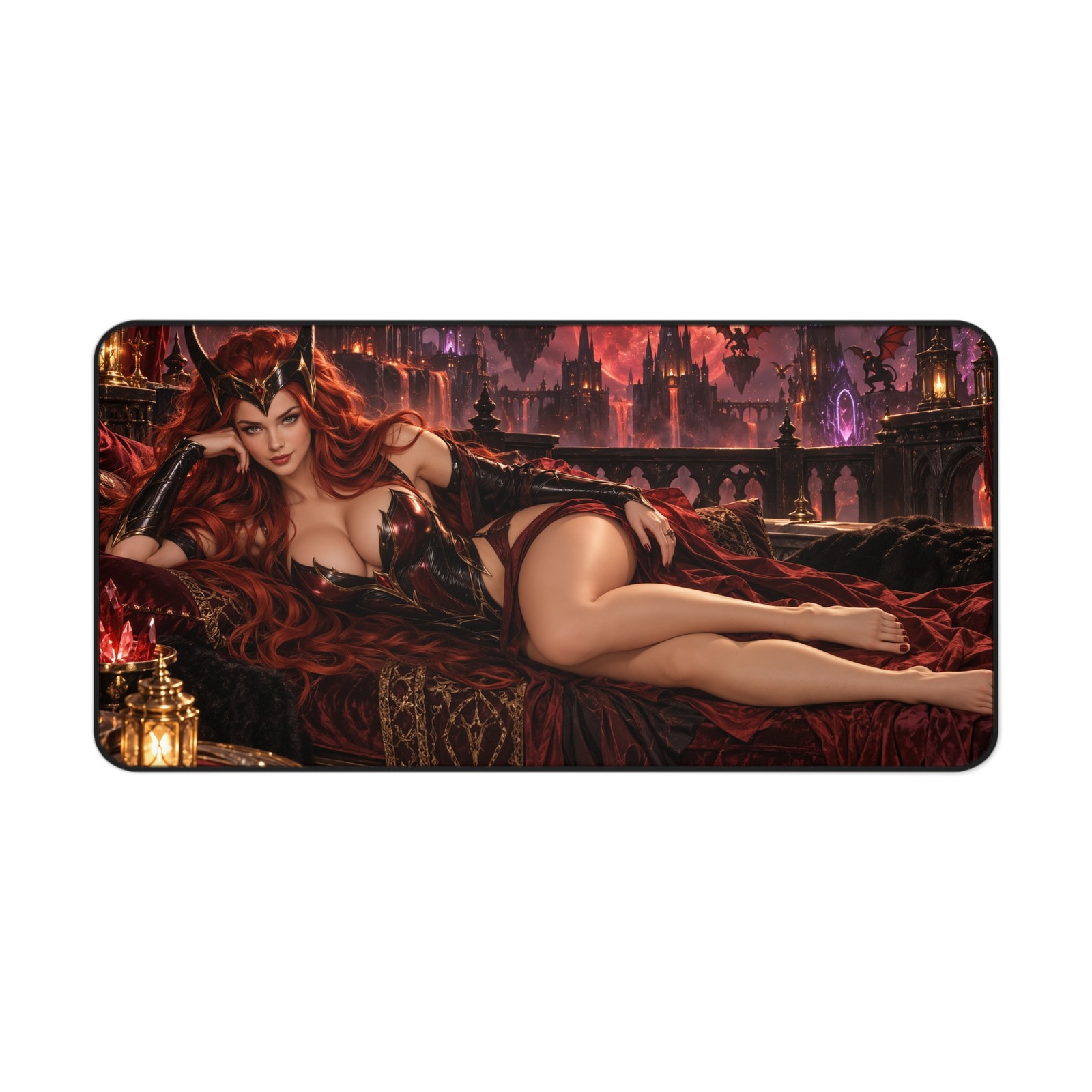 Madelyne Pryor Large Mouse Mat Red Gothic Art PC Gaming Desk Accessory