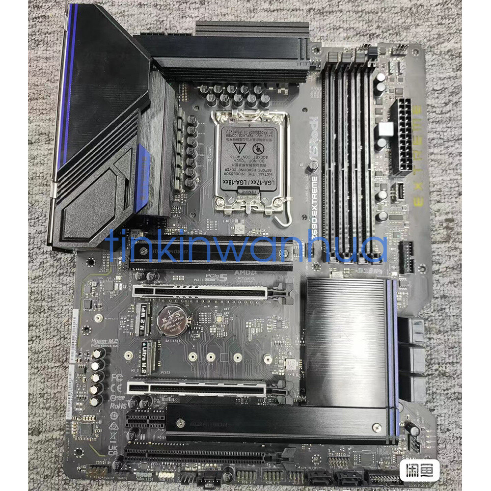 For ASRock Z690 EXTREME LGA 1700 DDR4 3×M.2 8×SATA III ATX Motherboard