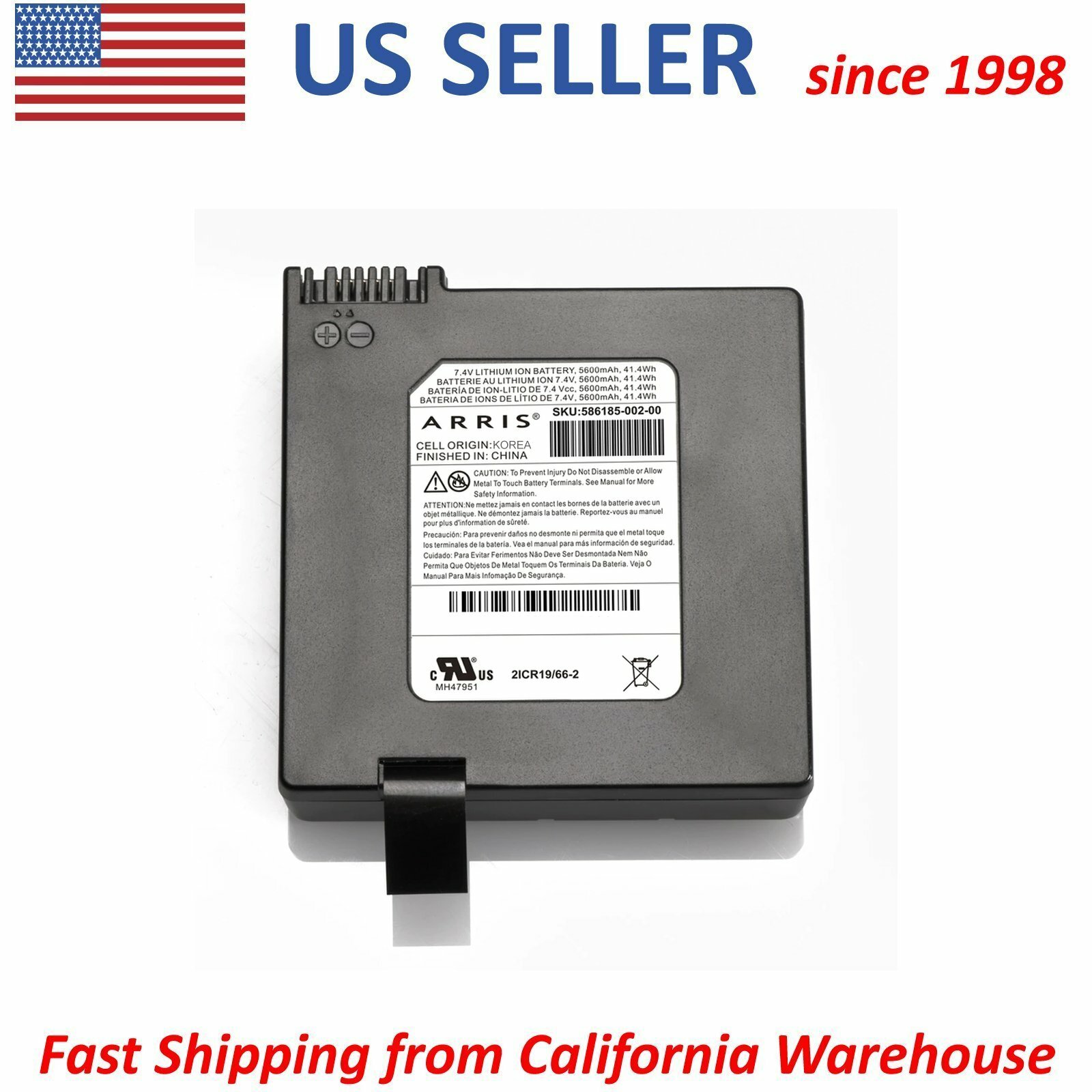 AT&T ARRIS FRONTIER GATEWAY MOTOROLA Modem BackUp Li-ION Battery 586185-002-00