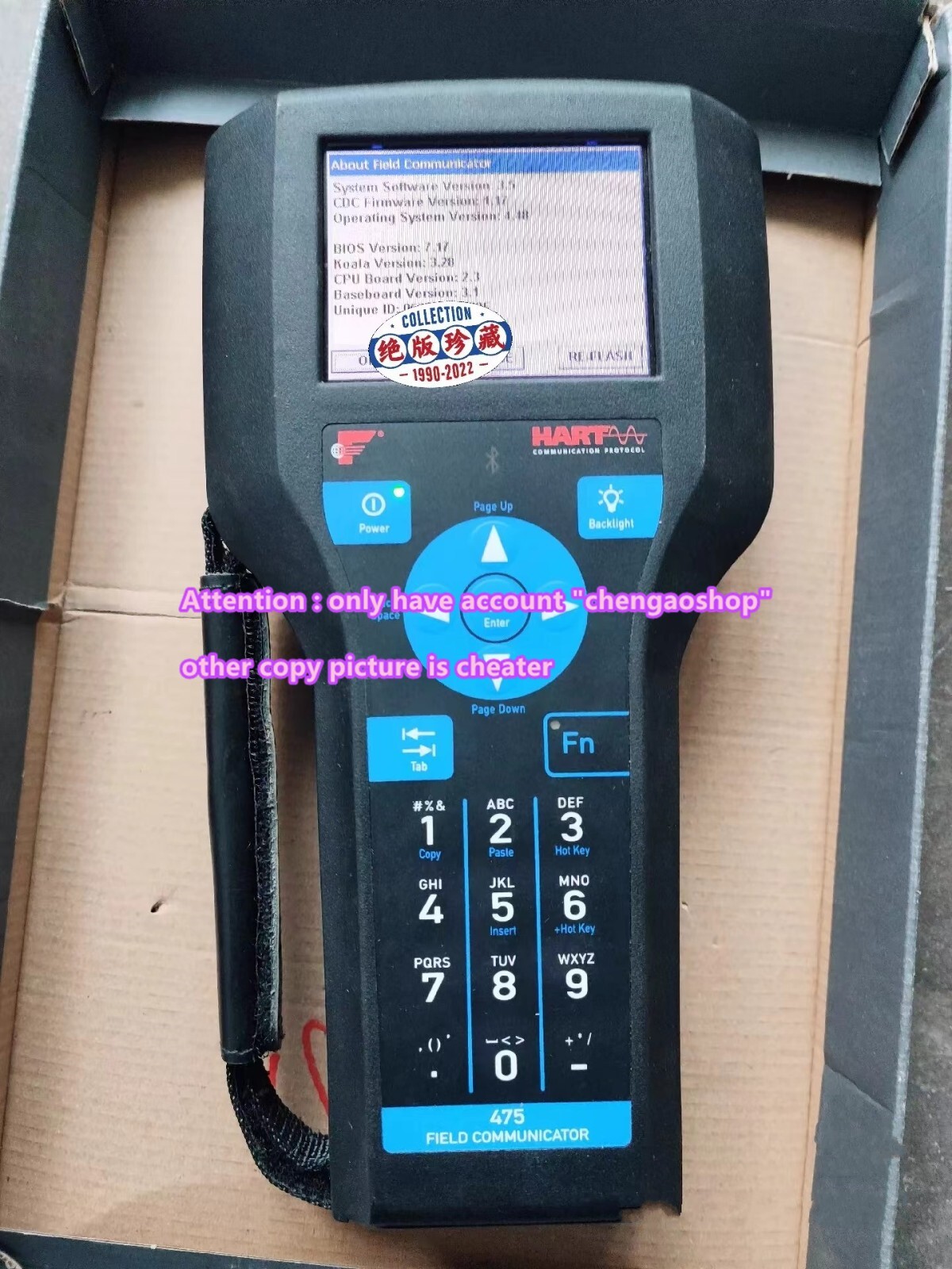 1PCS Used EMERSON HART 475 manual operator Via DHL or FedEX