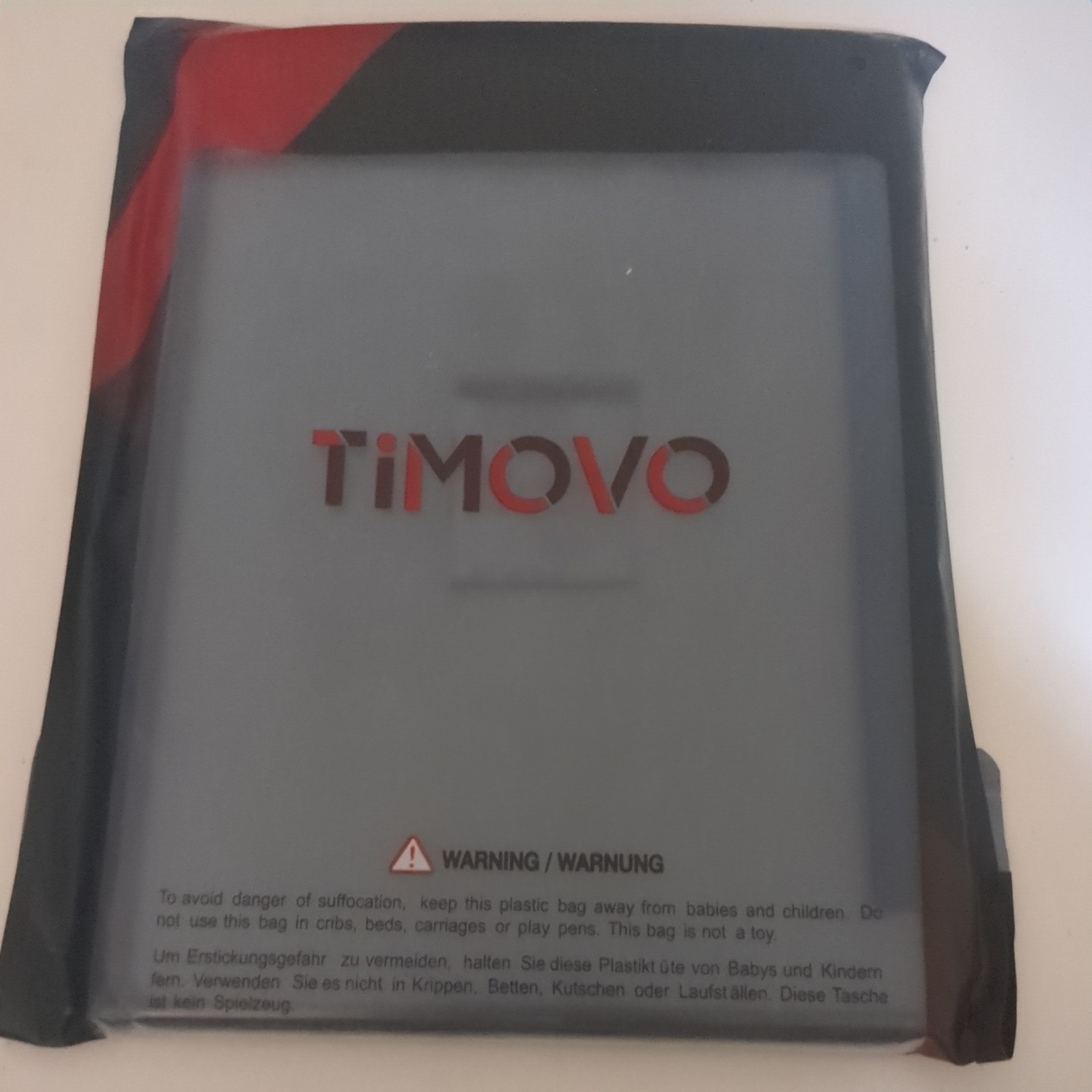 TiMOVO Impact Resistant Tablet Case Cover, Black/Red, Universal Fit