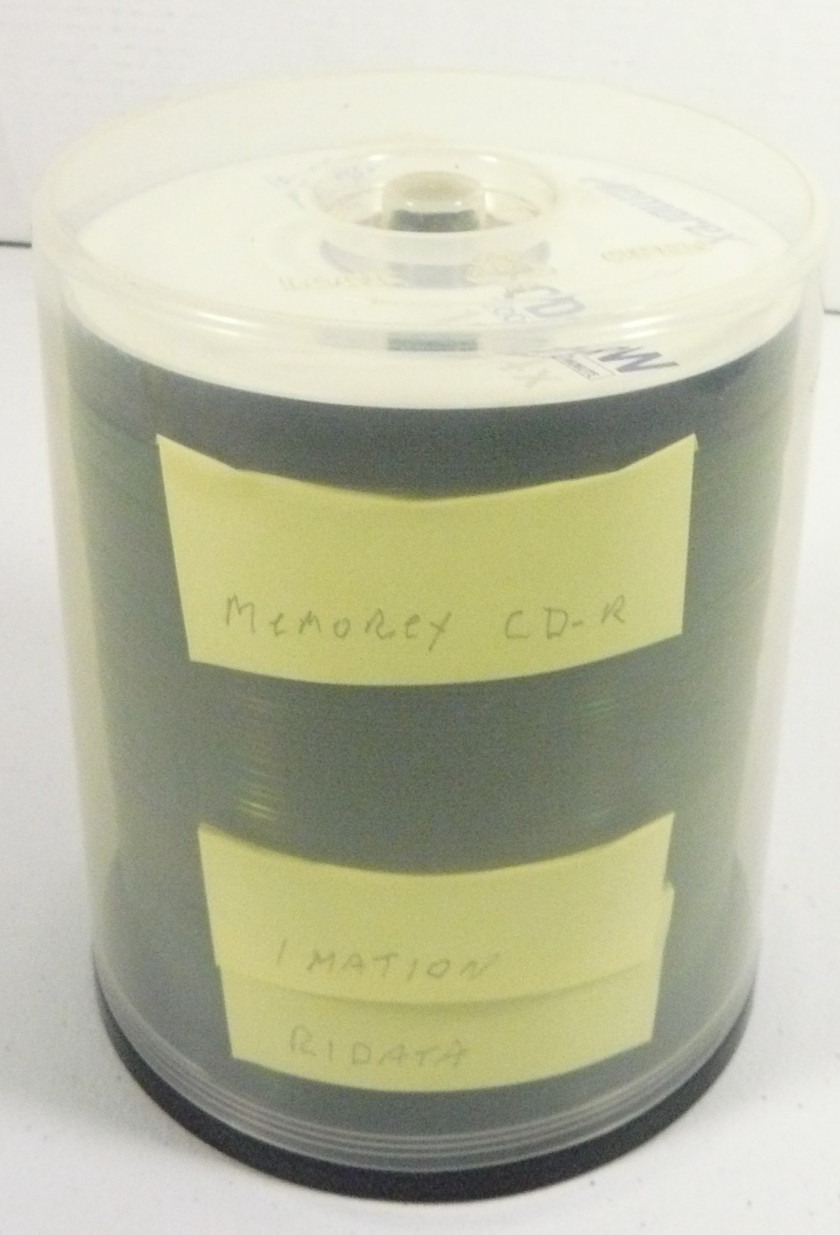 102 Memorex Imation Ridata CD-R CD-RW, 700mb, 52x, 80 min