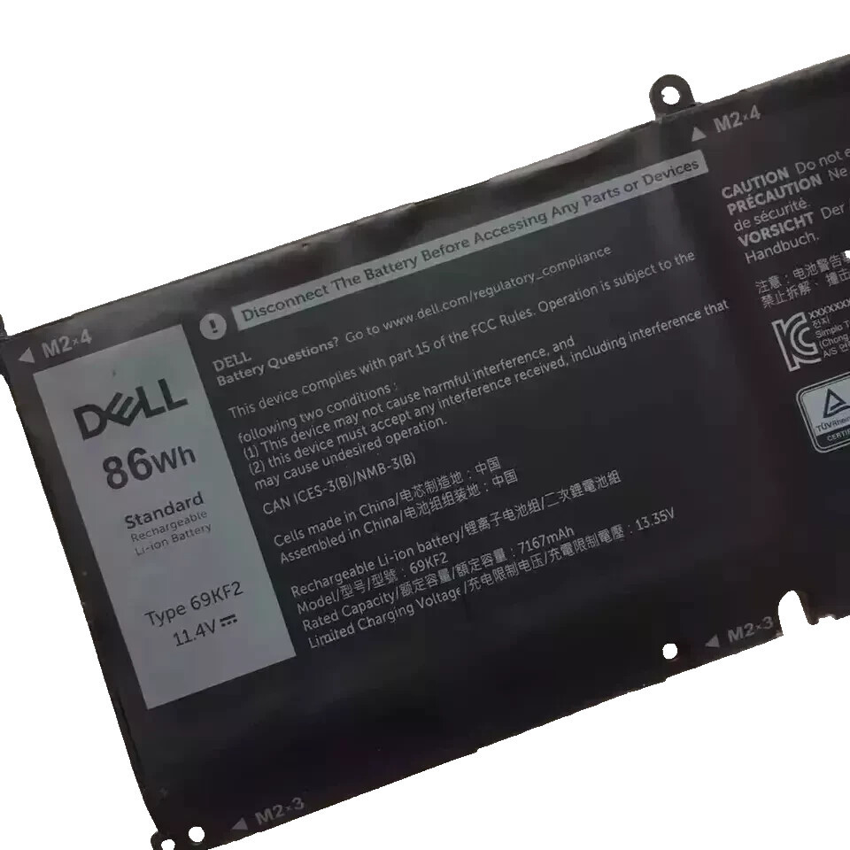 Original OEM 69KF2 Battery For Dell Precision 5550 Alienware M15 M17 XPS 15 9500