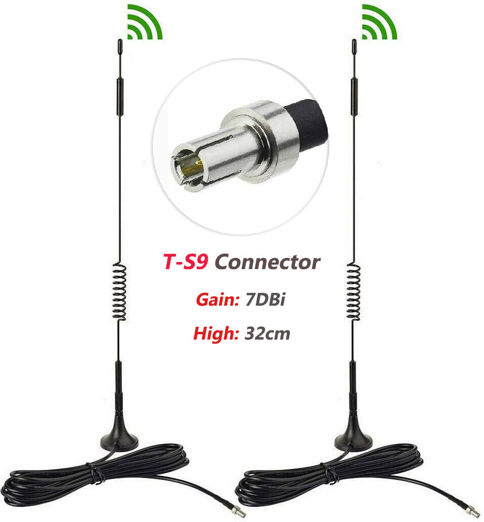 For HUAWEI B818 B818-263 Router TS9 ANTENNA 7dBi 4G LTE External Antenna 2-pack