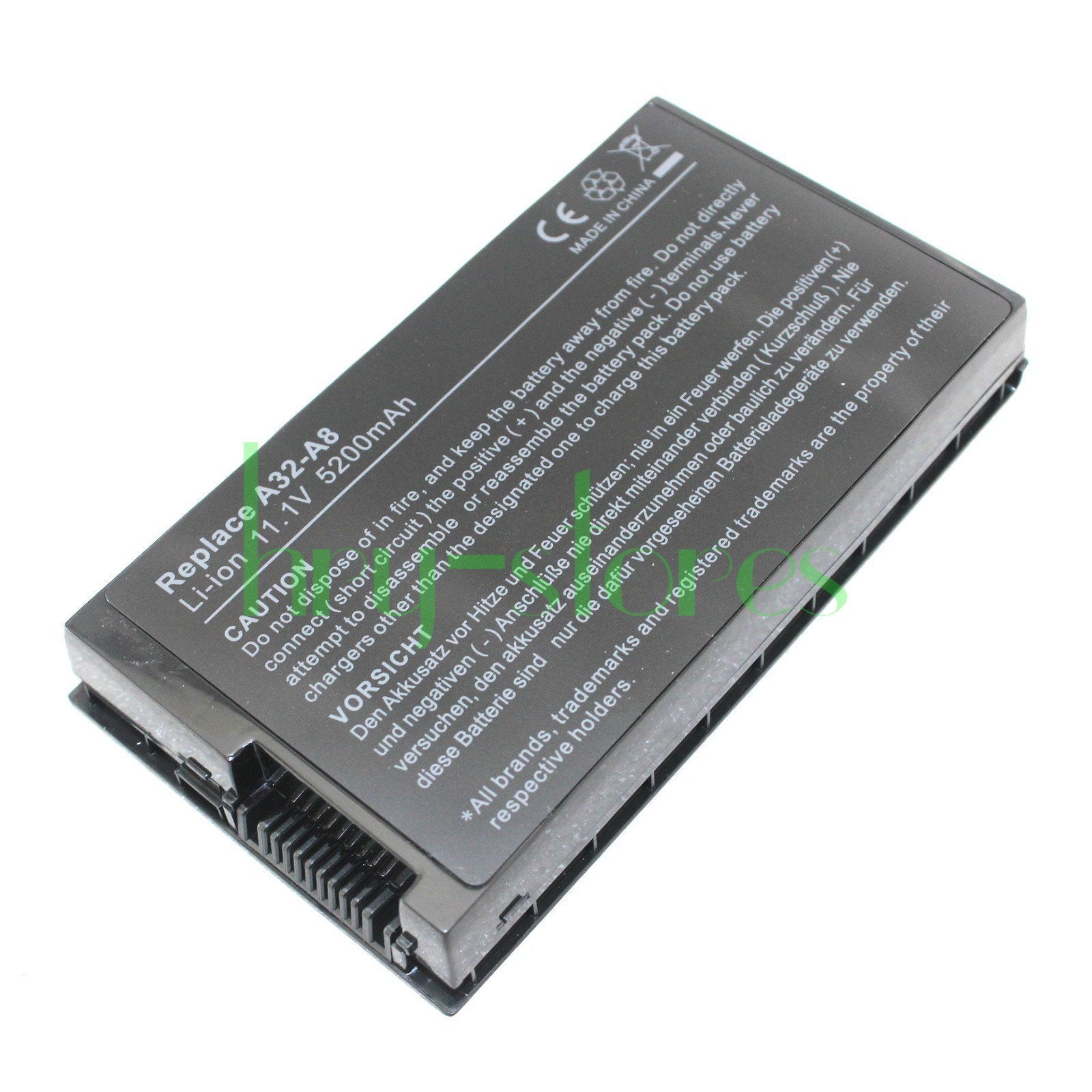 6Cells Battery For ASUS A8A A8E A8F F8P F8Sa N81Vp F80L F80S Z99J X80N A32-A8