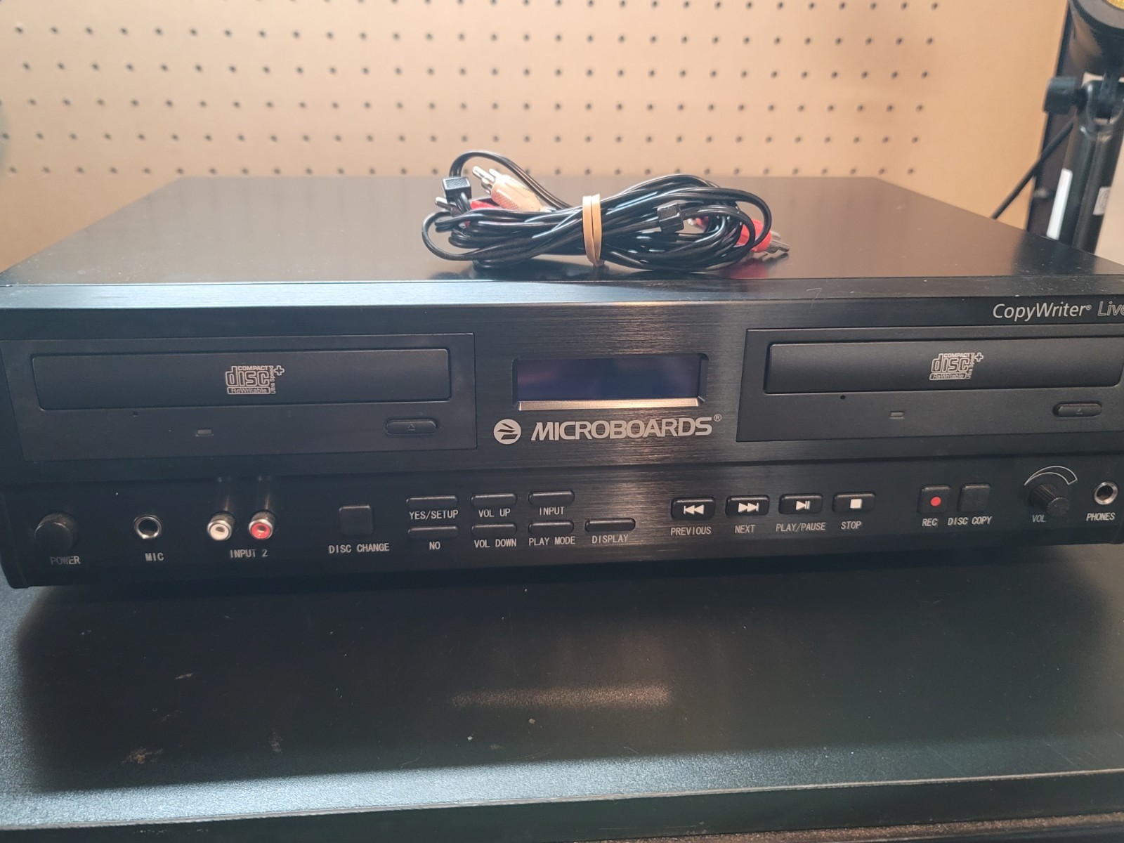 MicroBoards CWL-6200 Copywriter Live Dual CD Audio Recorder Duplicator 