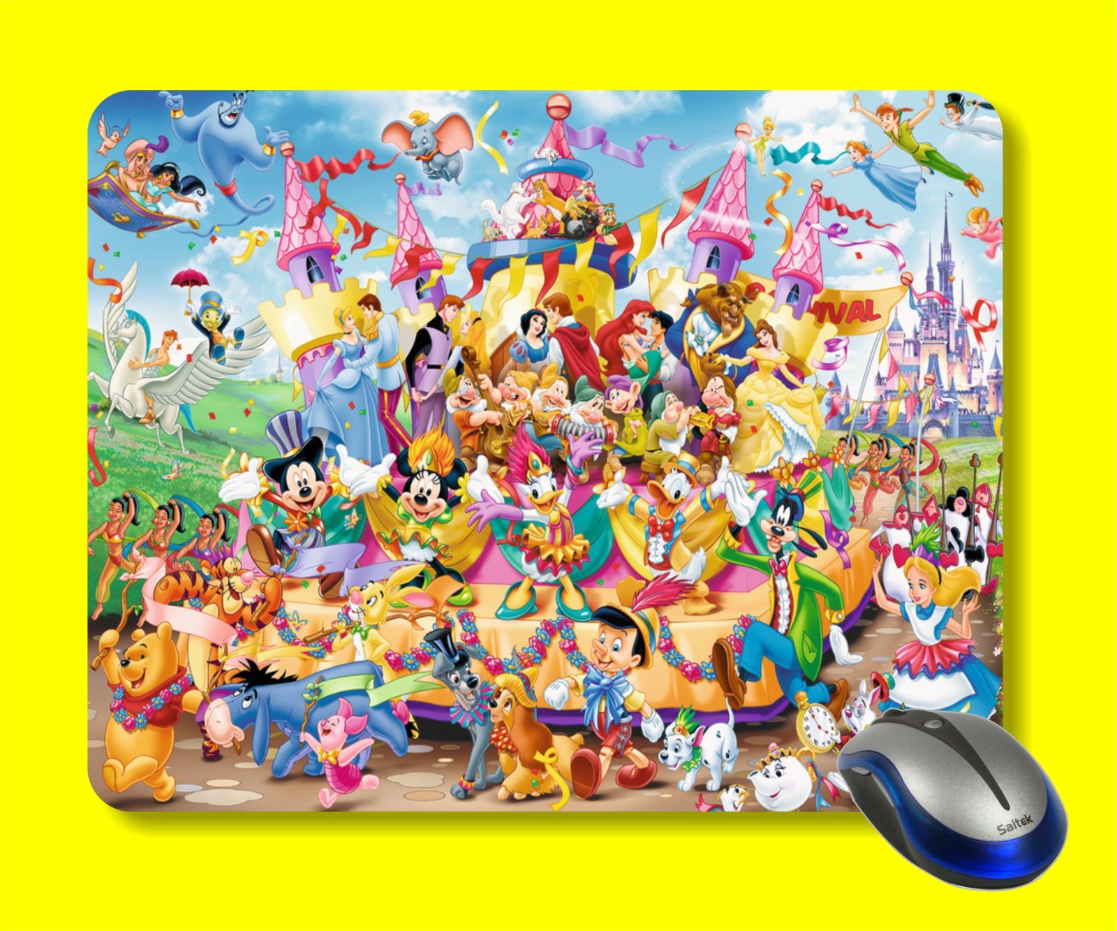 Micky Mouse MAGIC KINGDOM Walt Disney Computer Mouse Pad Mat d101