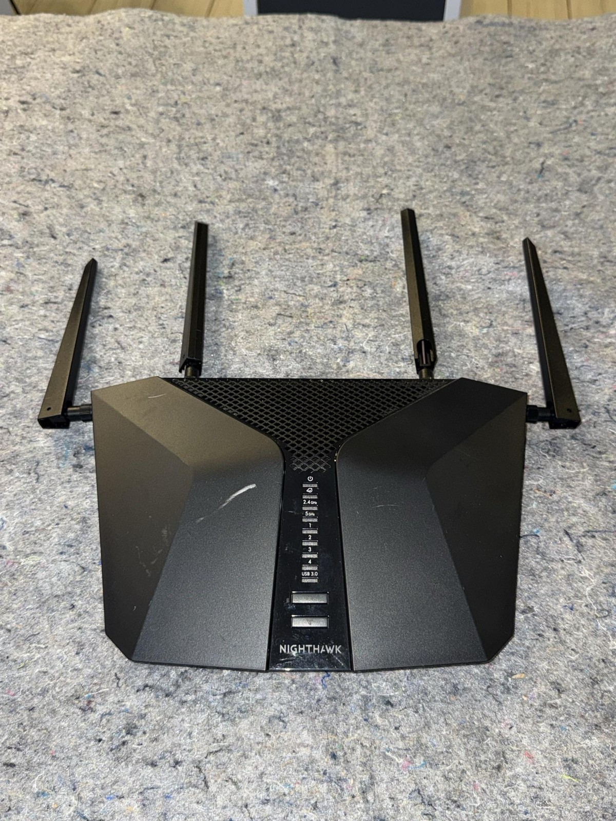 NETGEAR RAX54 Nighthawk AX6 AX5400 WiFi 6 Router Black Dual-Band 4 LAN