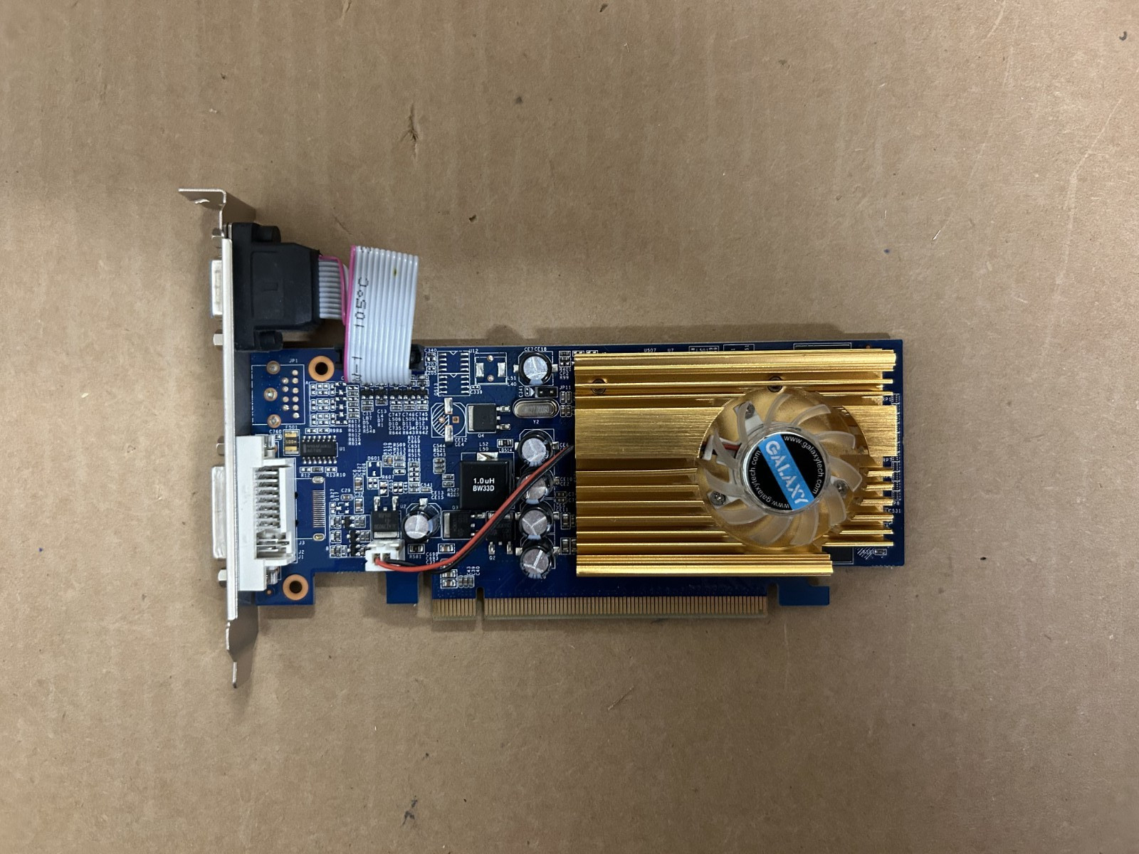 Galaxy Nvidia Geforce 8400GS 256MB DDR2 64Bit w/CRT/DVI/PCIE