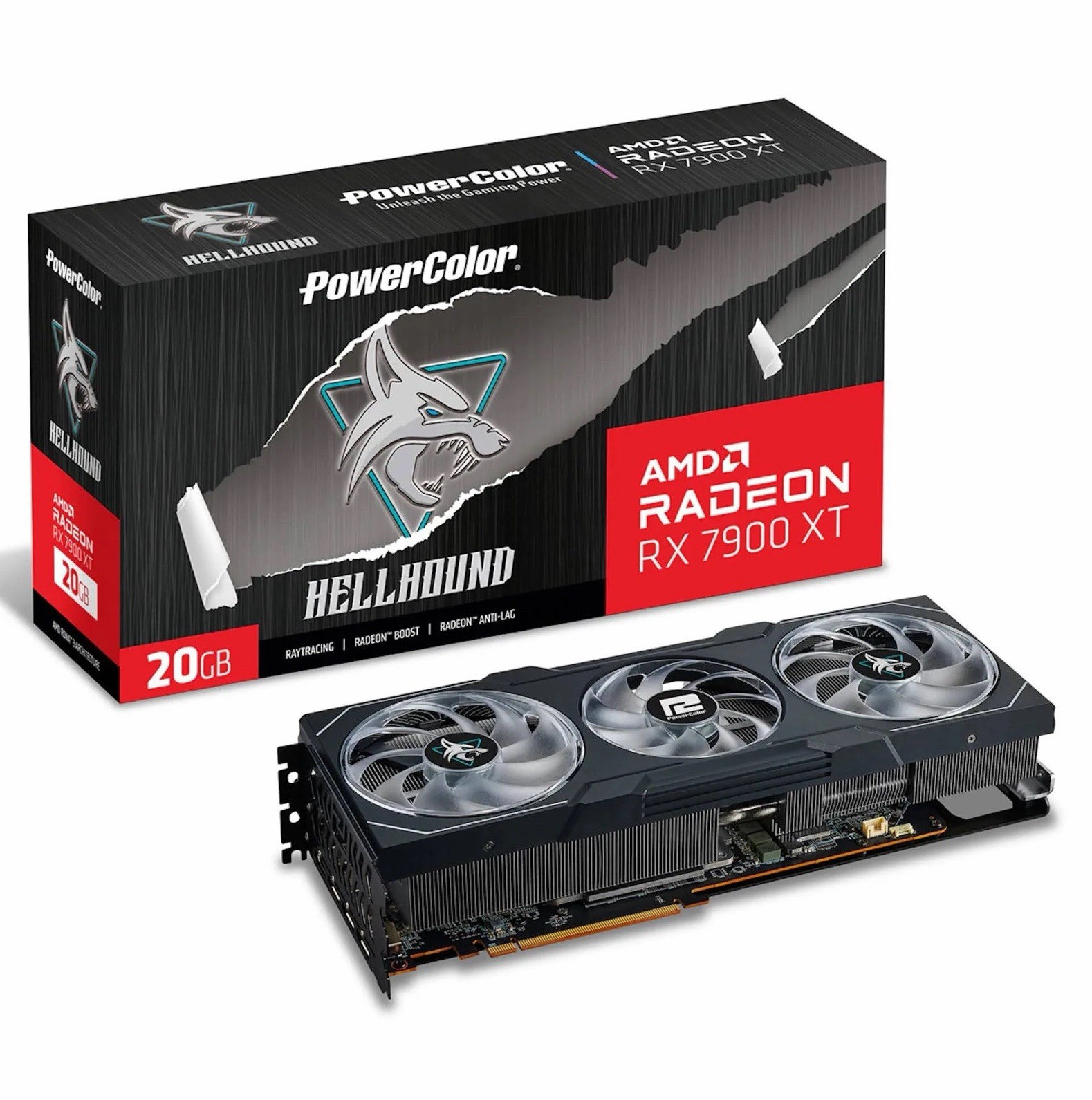 PowerColor Hellhound AMD Radeon RX 7900 XT 20GB GDDR6 RGB HDMI/DP