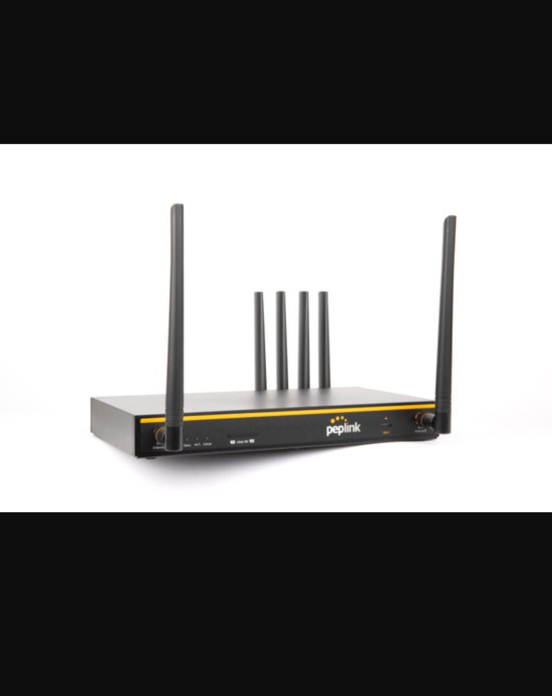 Peplink B One 5G Cellular Router B-ONE-5GN-T-PRM-20GB, Dual SIM, Wi-Fi 6