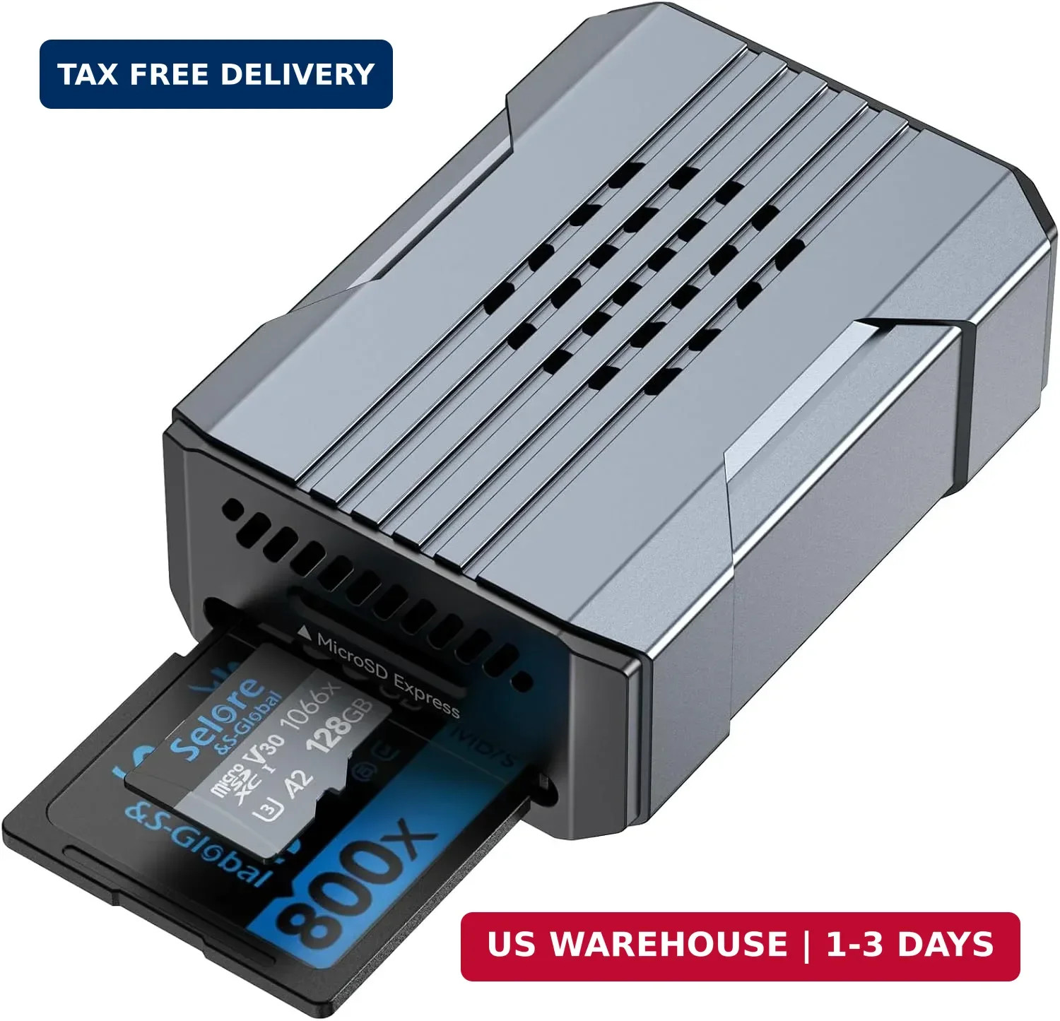 Selore microSD Express Card Reader for Switch 2, Up to 900MB/s
