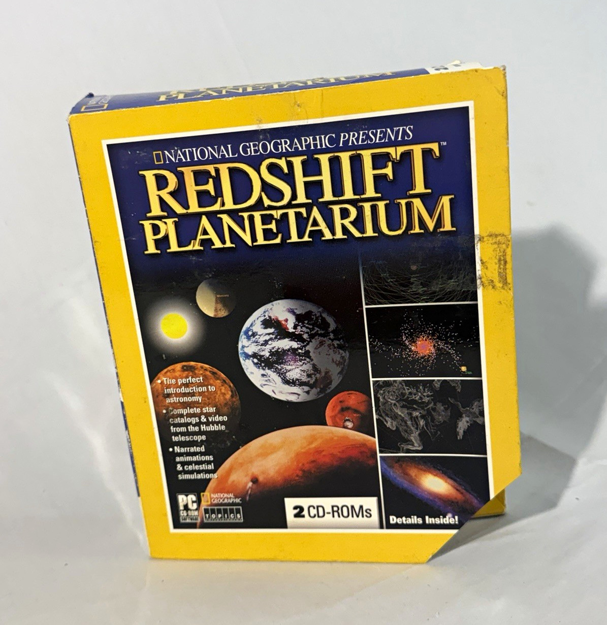 National Geographic Redshift Planetarium PC Software 2 CD-ROMs Windows English