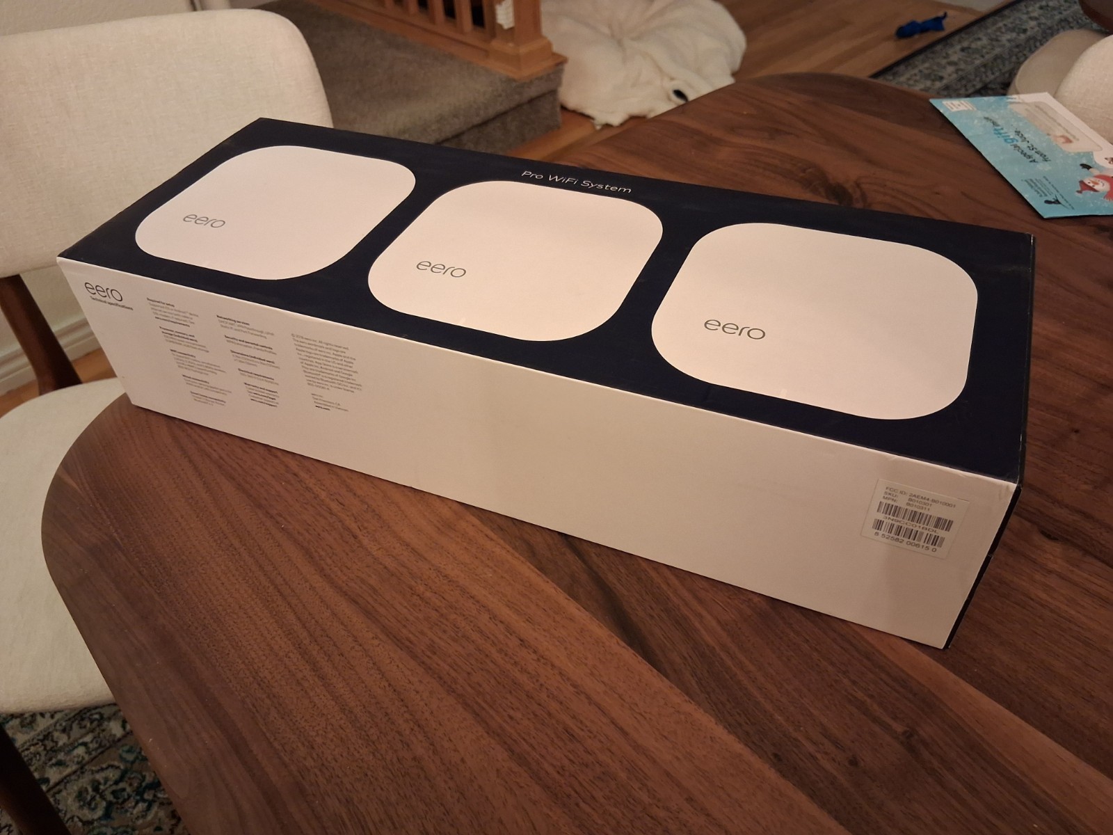 Eero Pro Wifi System, 2nd Gen B010001.  Open Box
