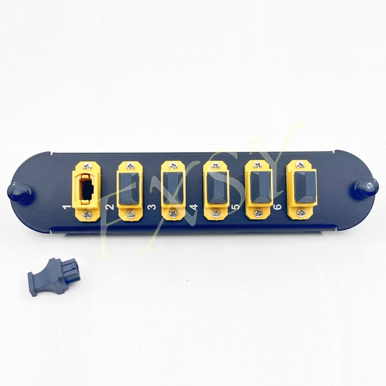 Fiber Optic Adapter Panel 6*MPO 72F SM Yellow Compatible CORNING CCH-CP72-89 MTP